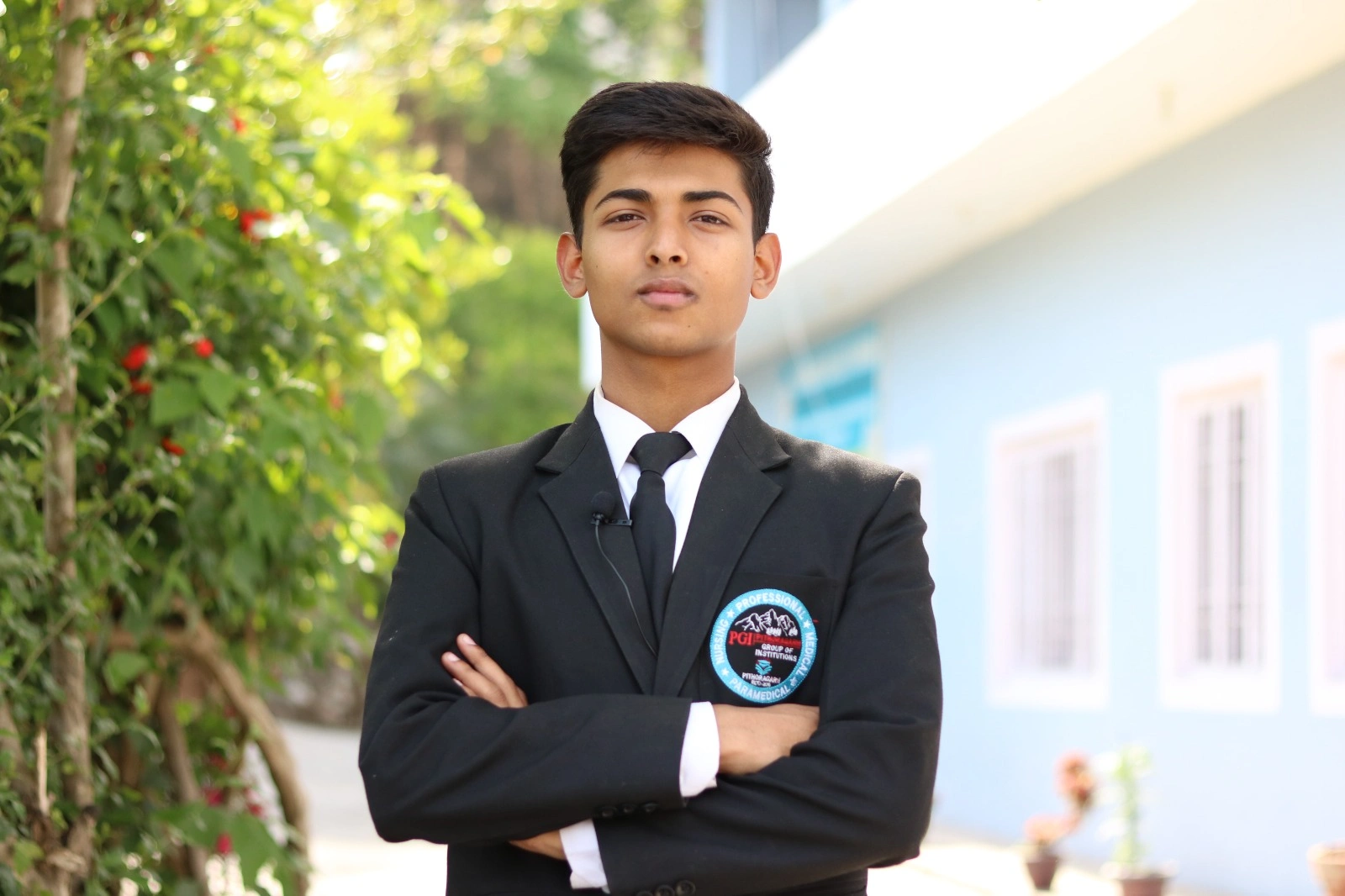BBA students working on client records at PGI Pithoragarh