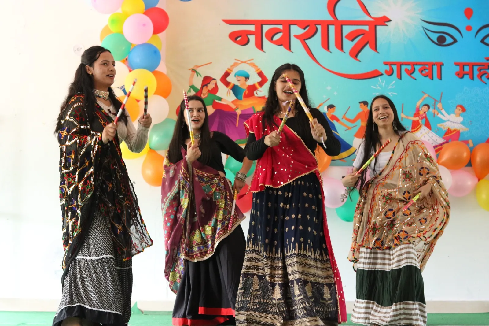Navratri celebration on campus