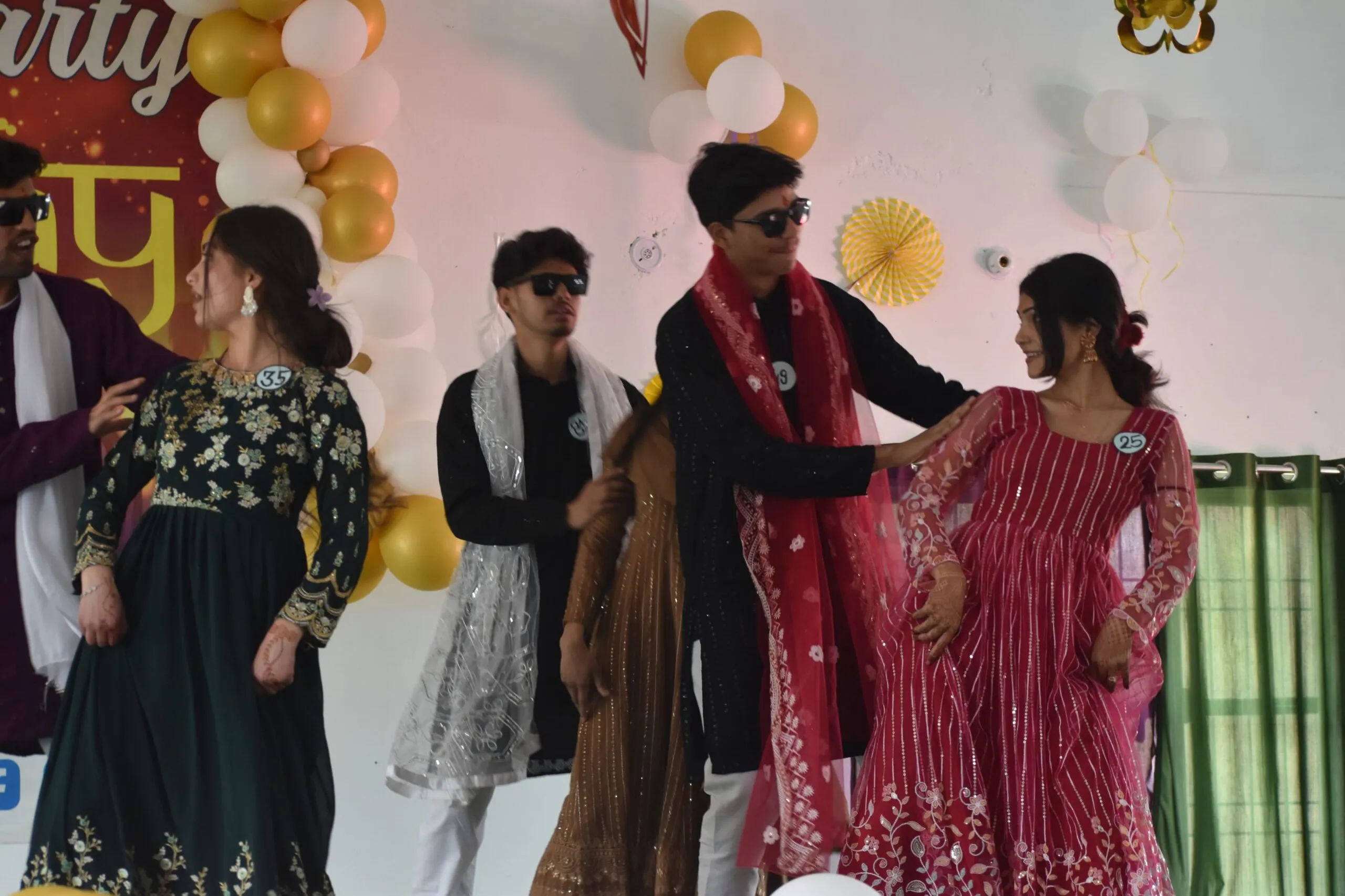 Freshers party ramp walk