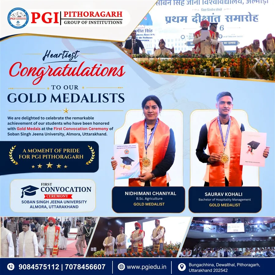 PGI Pithoragarh gold medallists